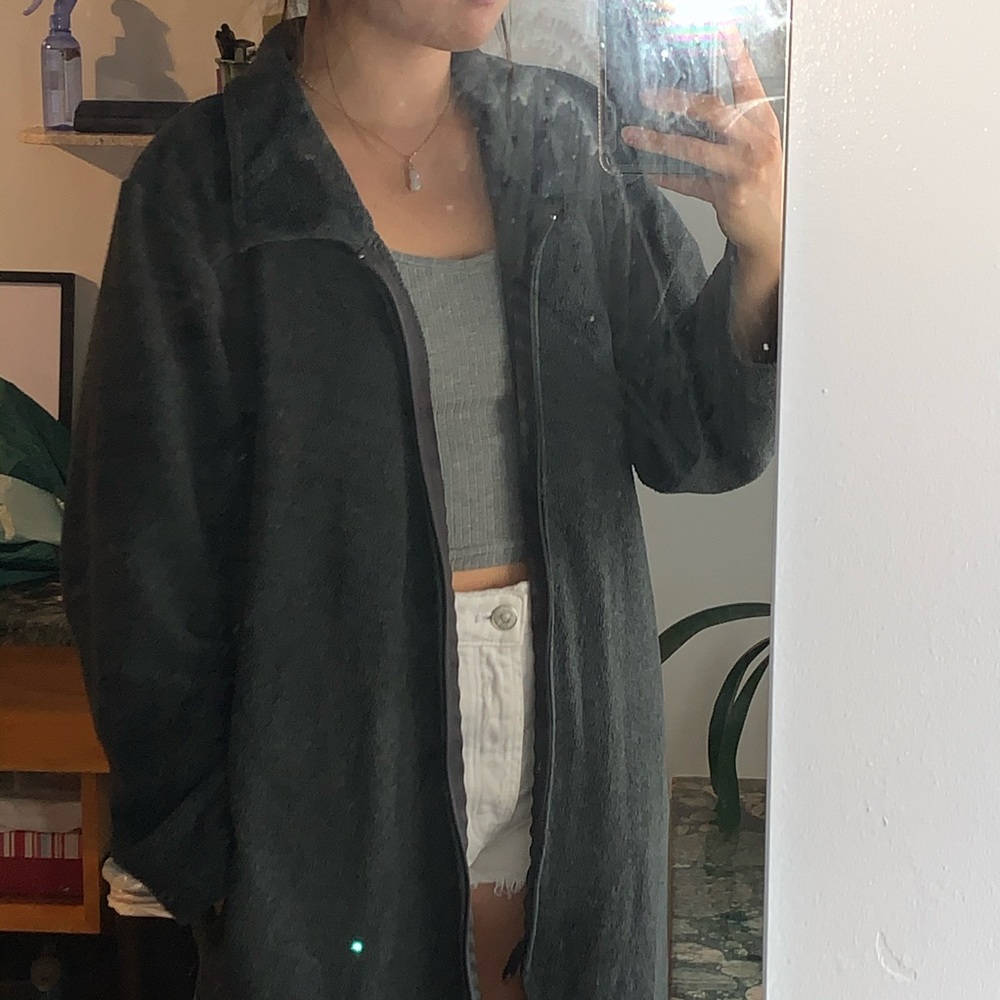 charter club fleece trench - unique overcoat